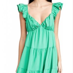 English Factory Women's Ruffle Sleeve Maxi Dress